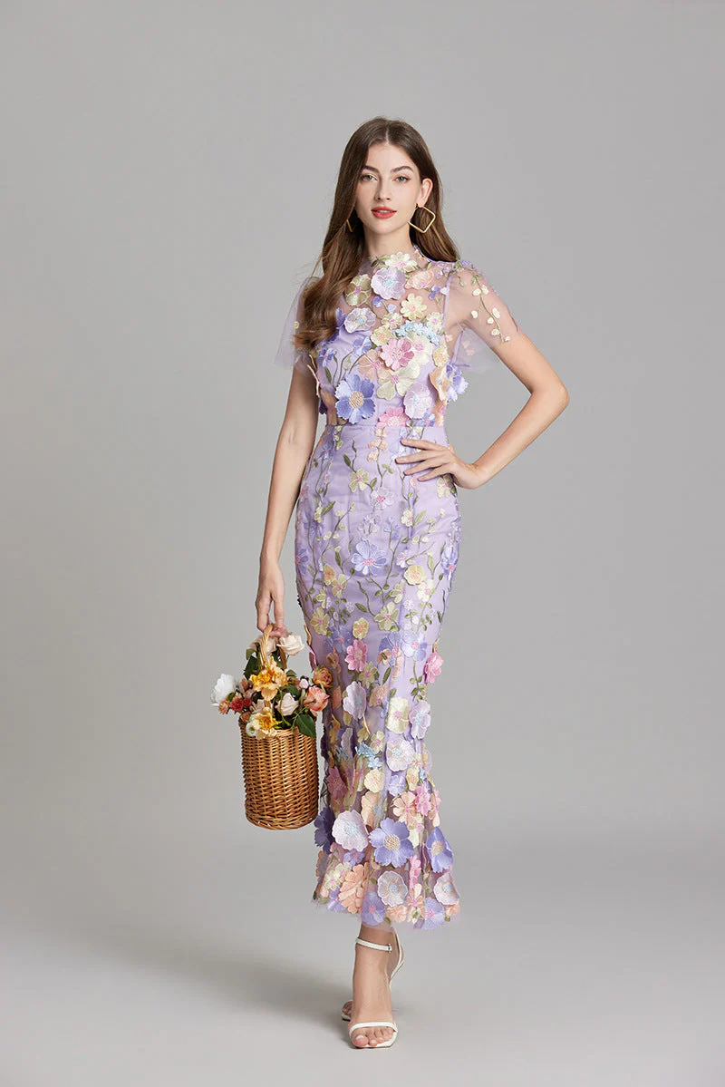 Alba | Elegant Sleeveless Embroidered Women's Maxi Dress - Image 14