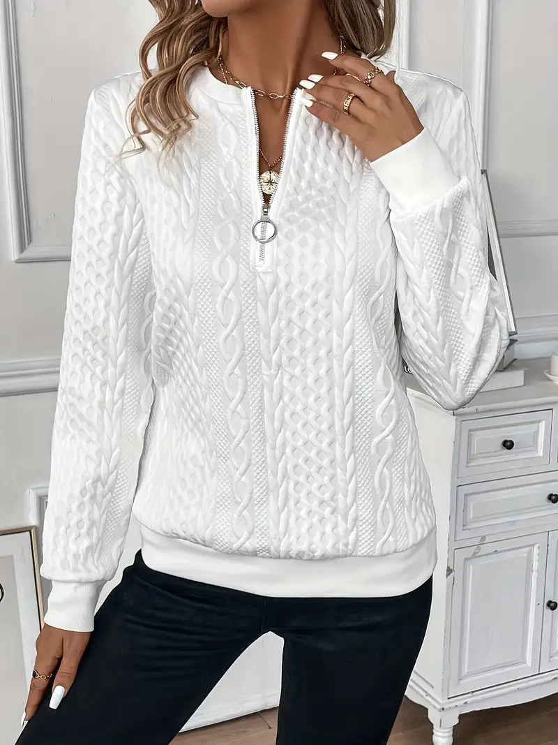 Alice | Zipper Sweater - Image 6