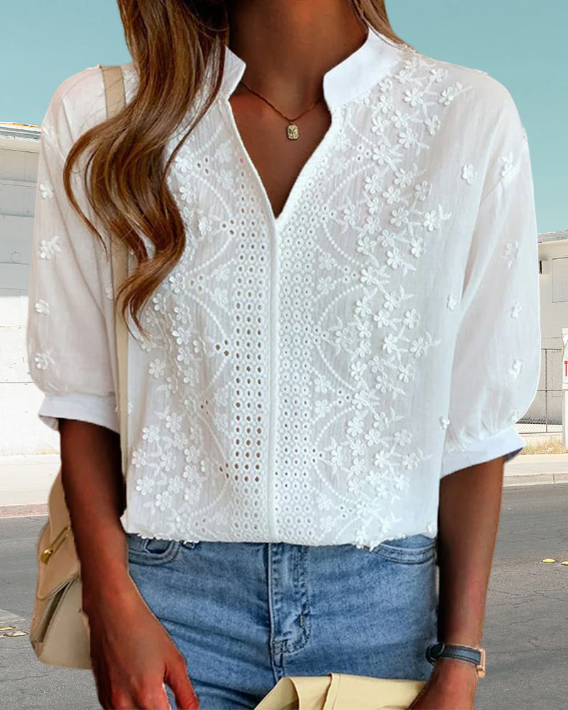 Amelie | Chic Puff Sleeve Blouse - Image 5