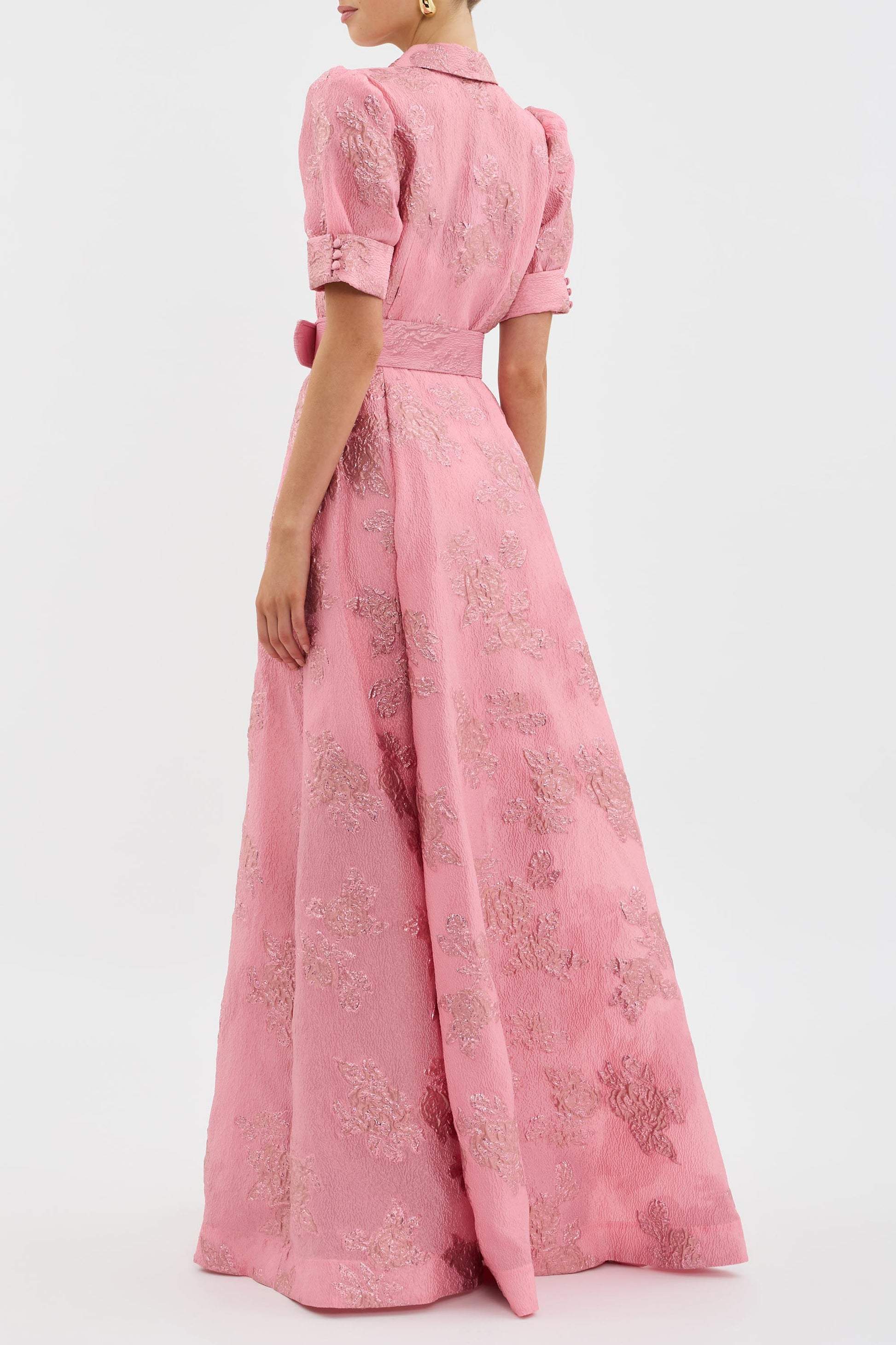 Anna | Short Puff Sleeves Dress - Image 2