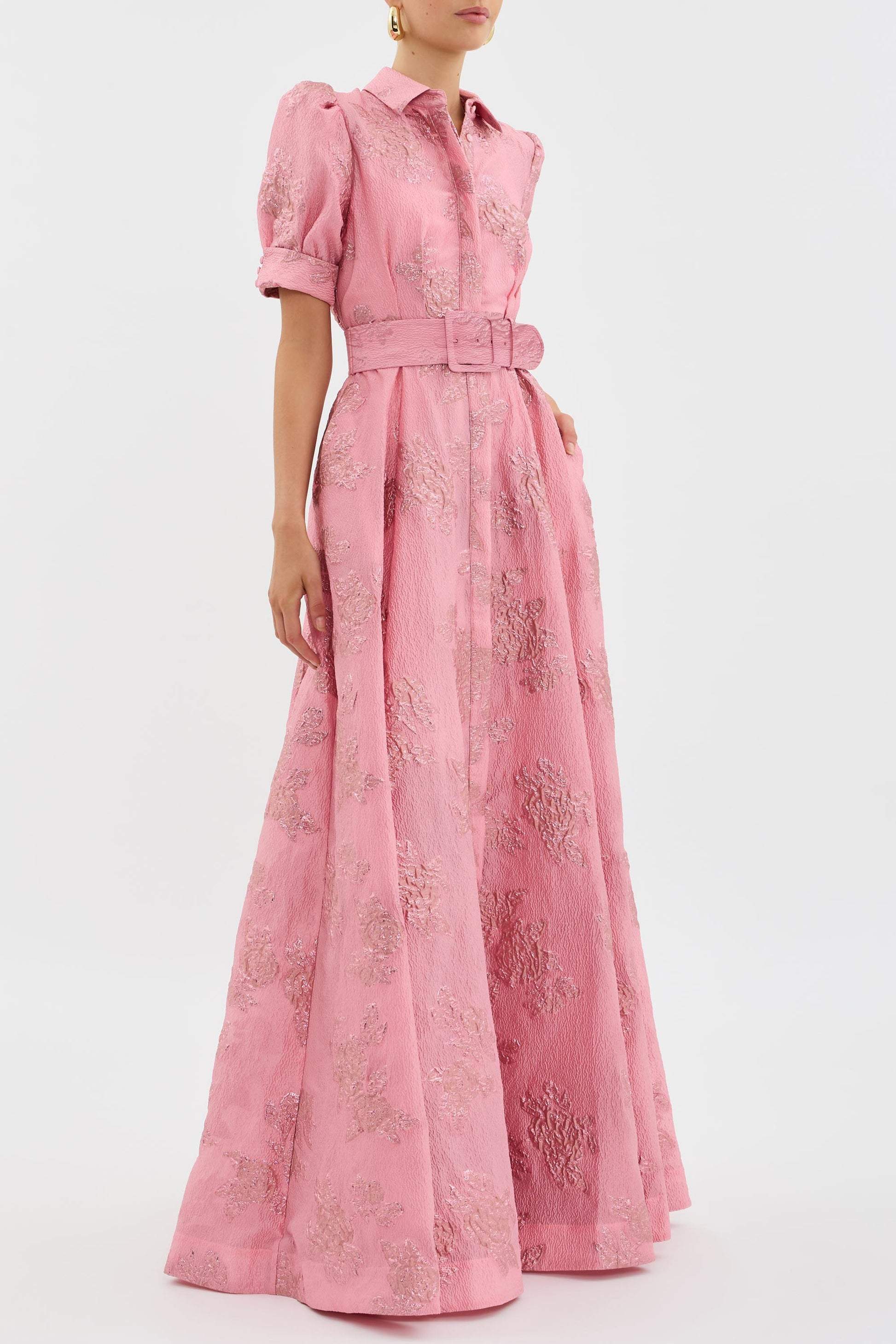 Anna | Short Puff Sleeves Dress - Image 3