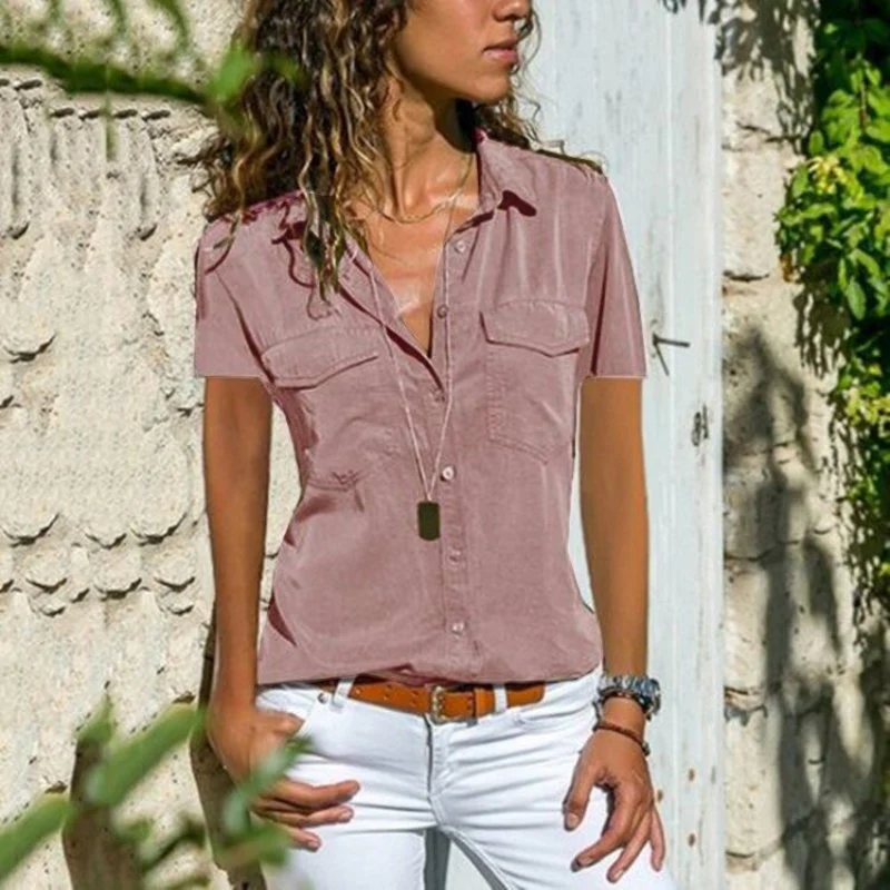 Araminta | Elegant Pocket Shirt - Image 7