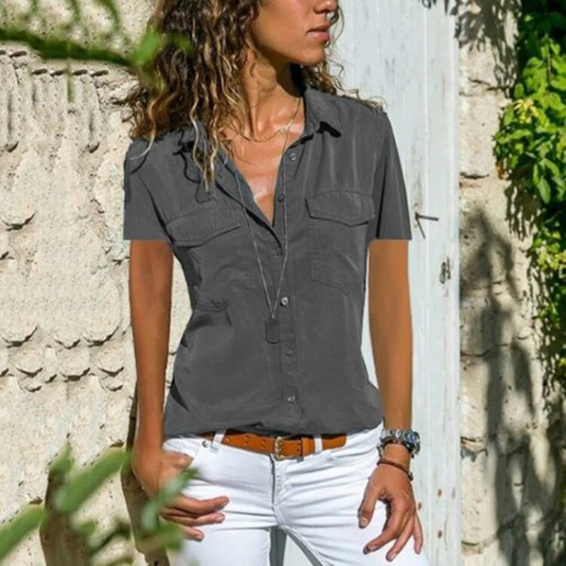 Araminta | Elegant Pocket Shirt - Image 8