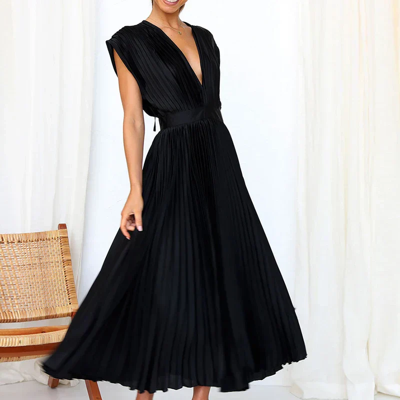 Arianne | V-neck Maxi Dress - Image 3