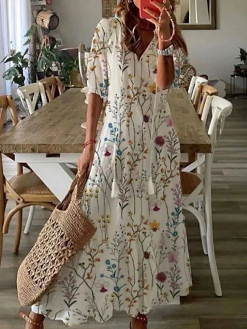 Arrietty | Summer Printed Dress - Image 4