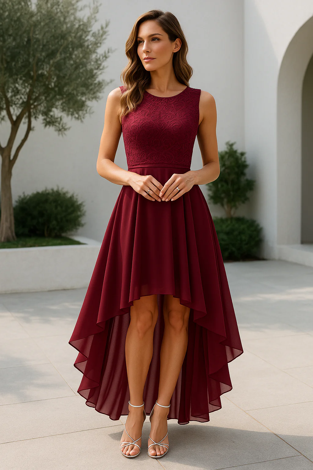 Aurea | Women's Asymmetrical Evening Dress
