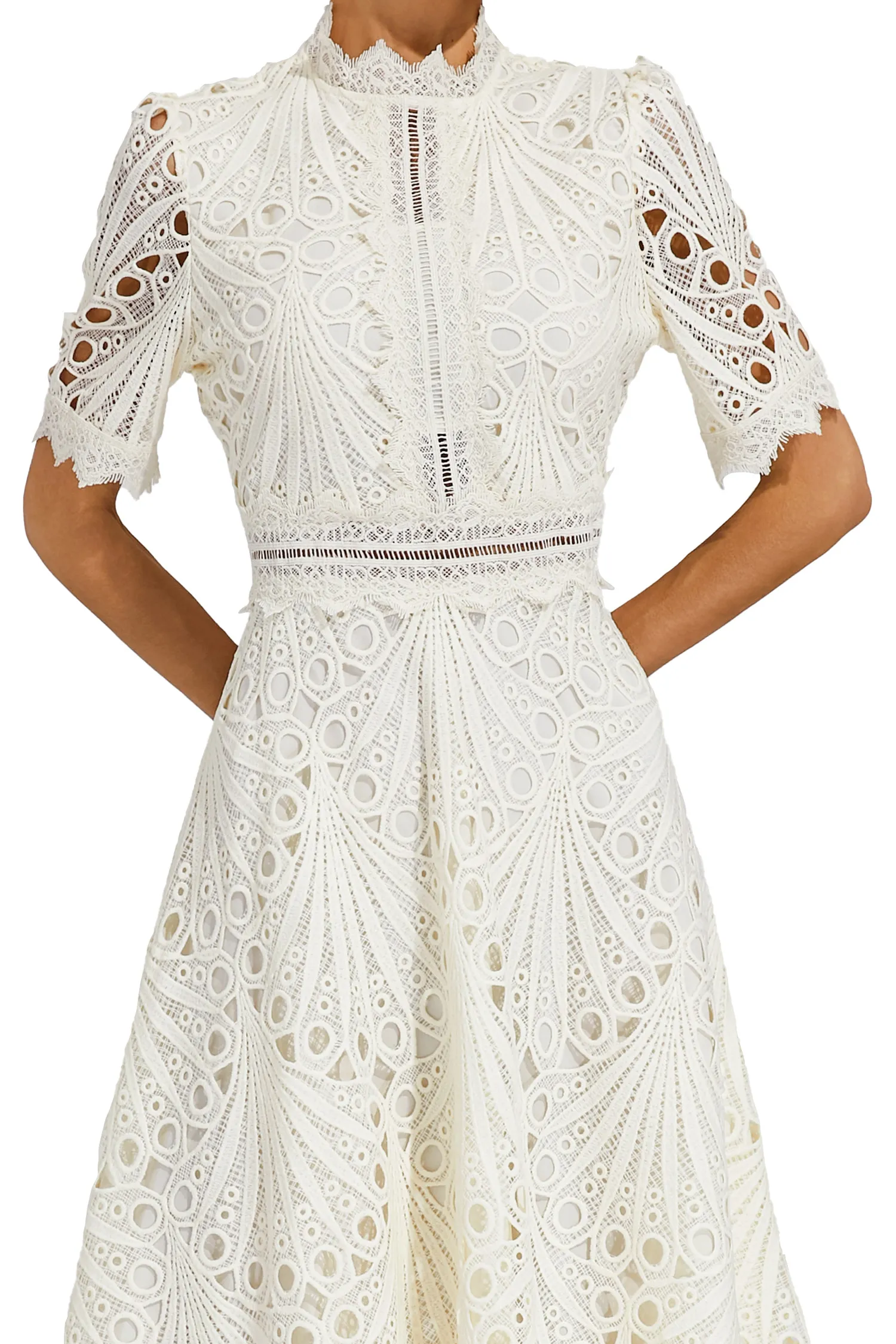 Aviana | Women's Elegant Lace Midi Dress - Image 15