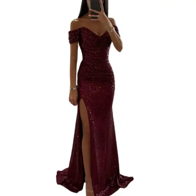Beatrix | Women's Sequin Evening Gown - Image 4