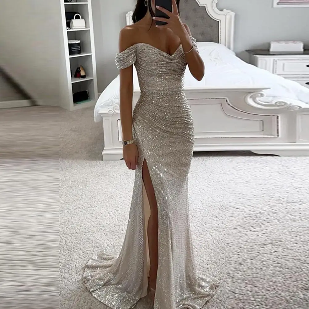 Beatrix | Women's Sequin Evening Gown - Image 6