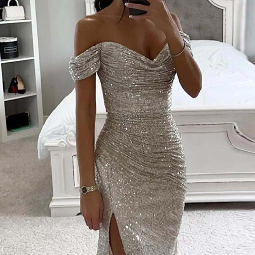 Beatrix | Women's Sequin Evening Gown - Image 7