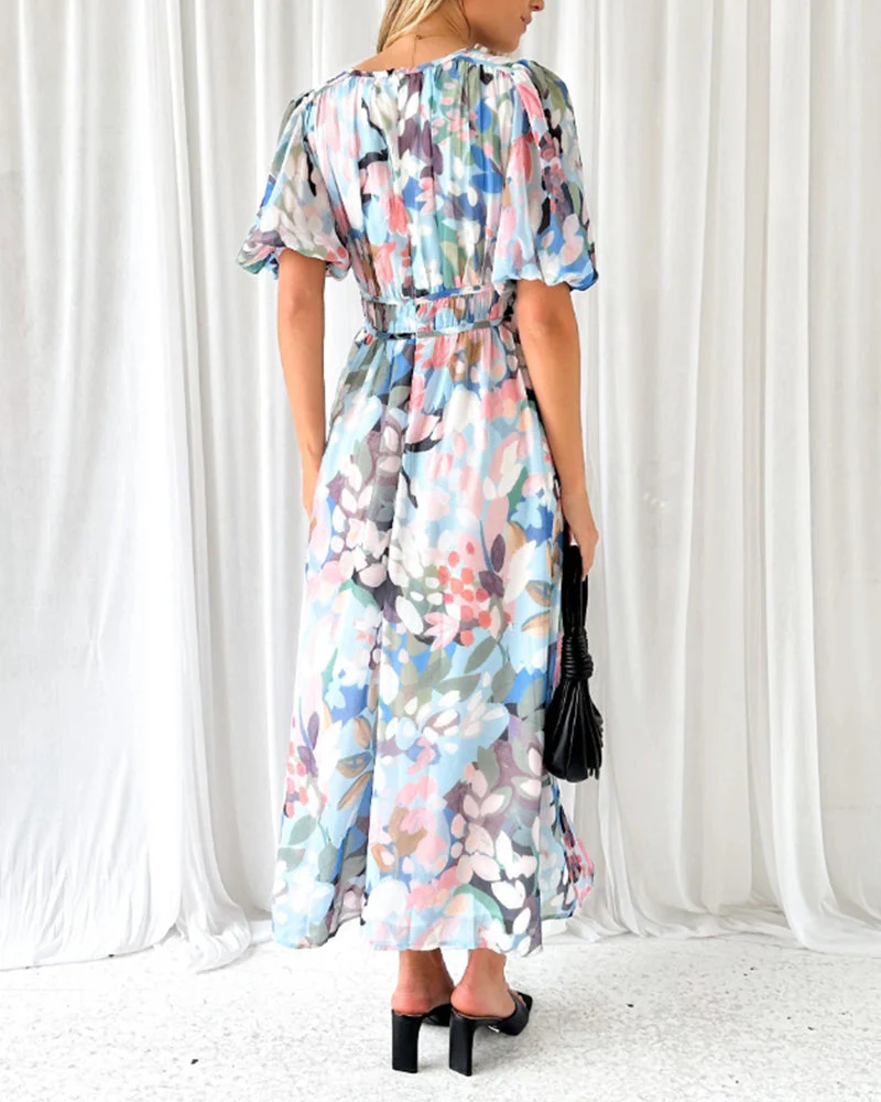 Bella | Elegant Floral Maxi Dress - Image 12