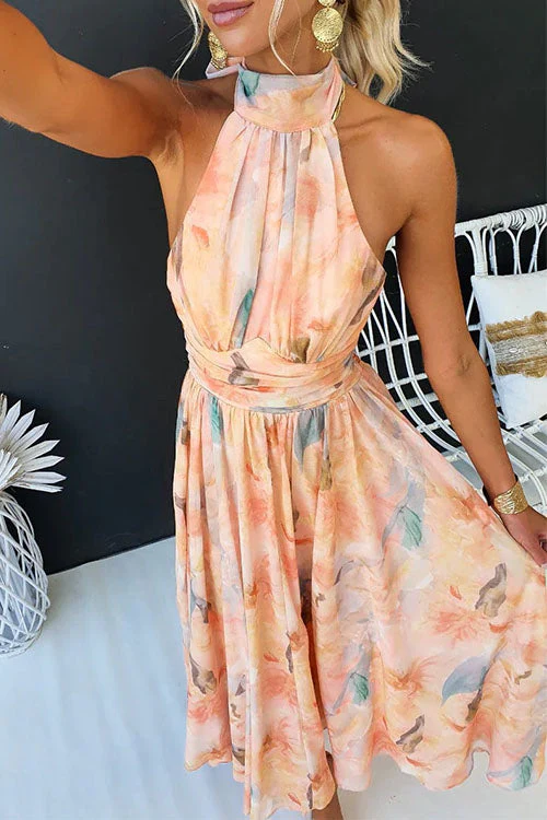 Brielle | Elegant Watercolour Maxi Dress - Image 4