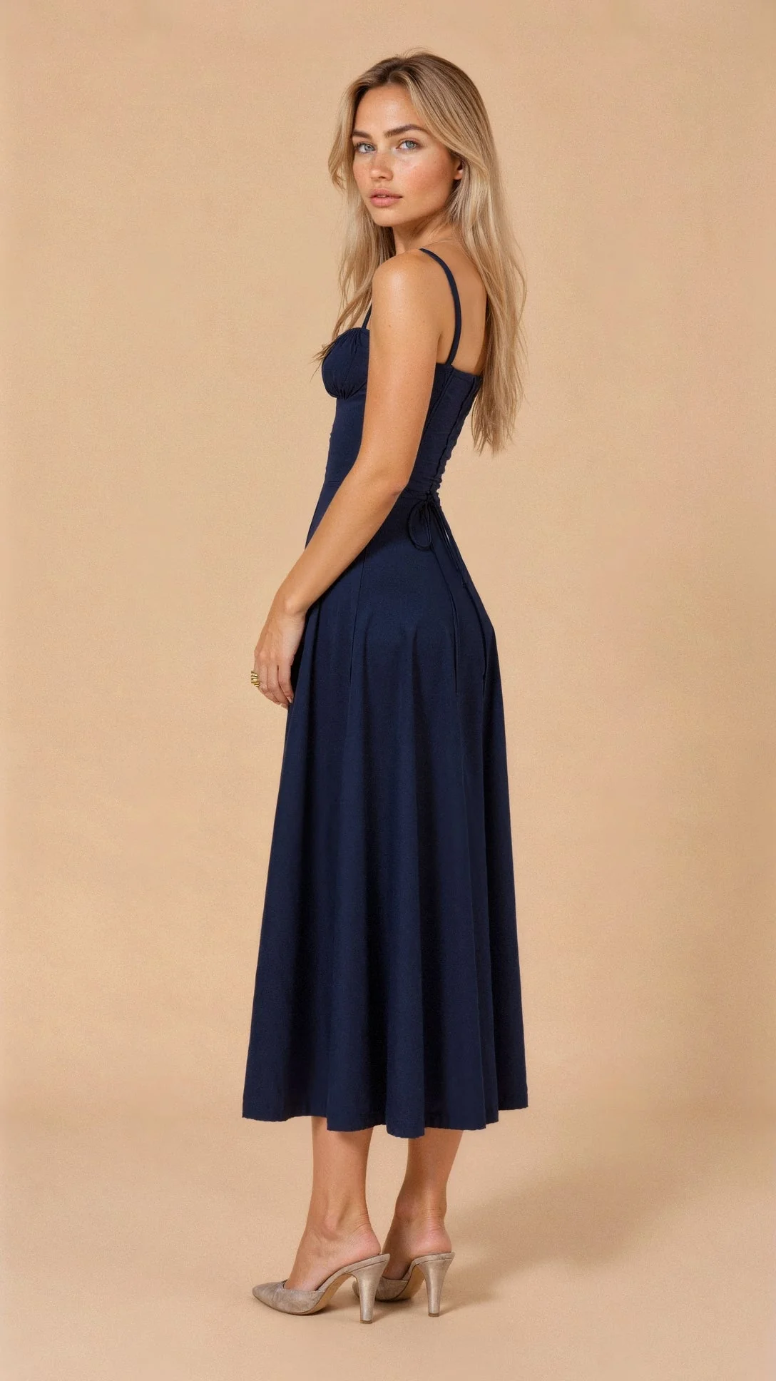 Briony | Corset Midi Dress - Image 16
