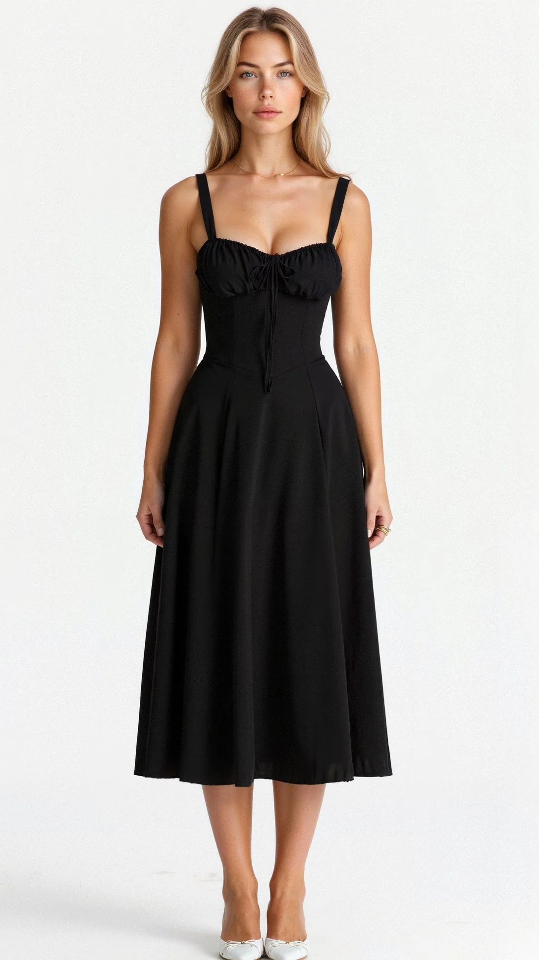 Briony | Corset Midi Dress - Image 3