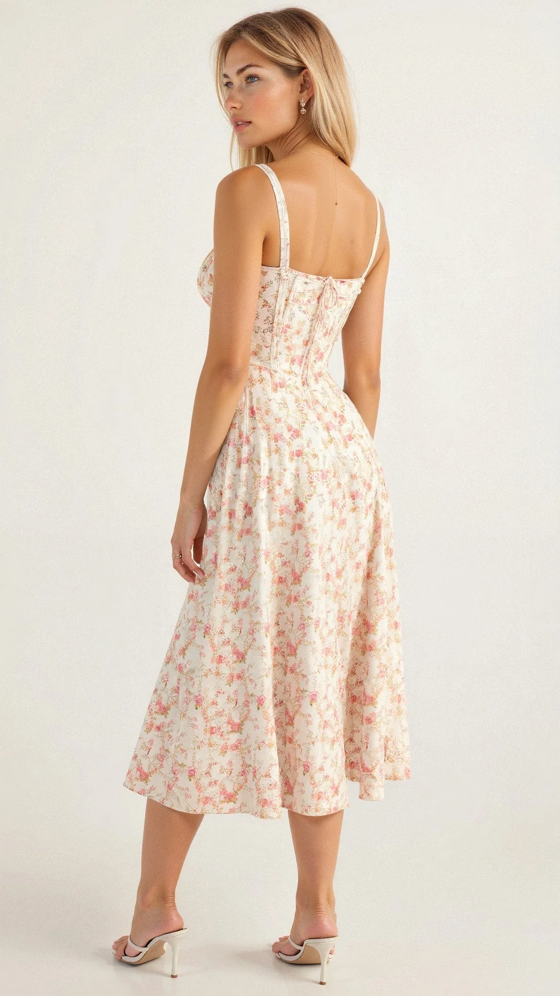 Briony | Corset Midi Dress - Image 6