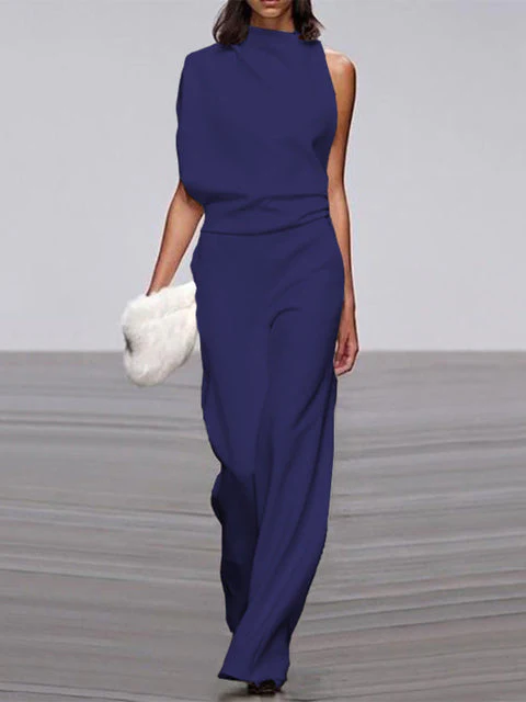 Calista | Round Neckline Jumpsuit - Image 10