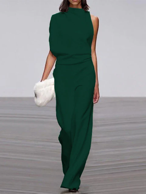 Calista | Round Neckline Jumpsuit - Image 11