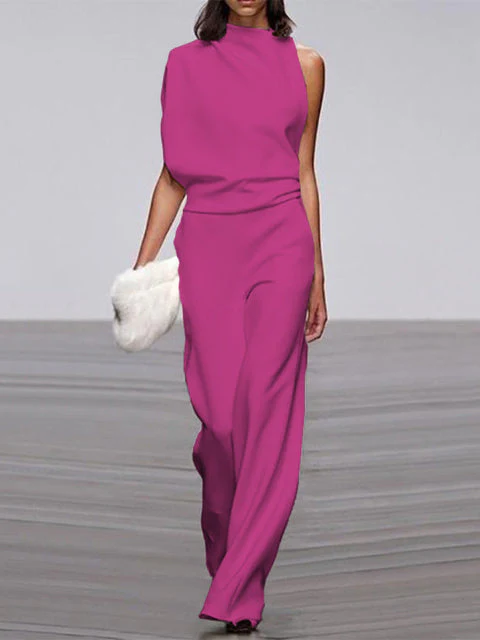 Calista | Round Neckline Jumpsuit - Image 12