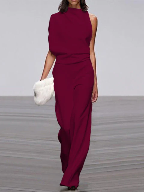 Calista | Round Neckline Jumpsuit - Image 13