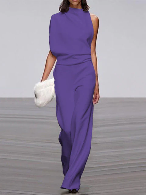 Calista | Round Neckline Jumpsuit - Image 4