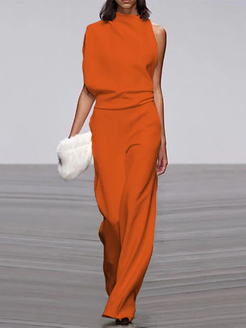 Calista | Round Neckline Jumpsuit - Image 6