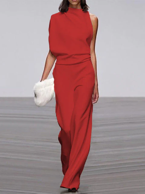 Calista | Round Neckline Jumpsuit - Image 7