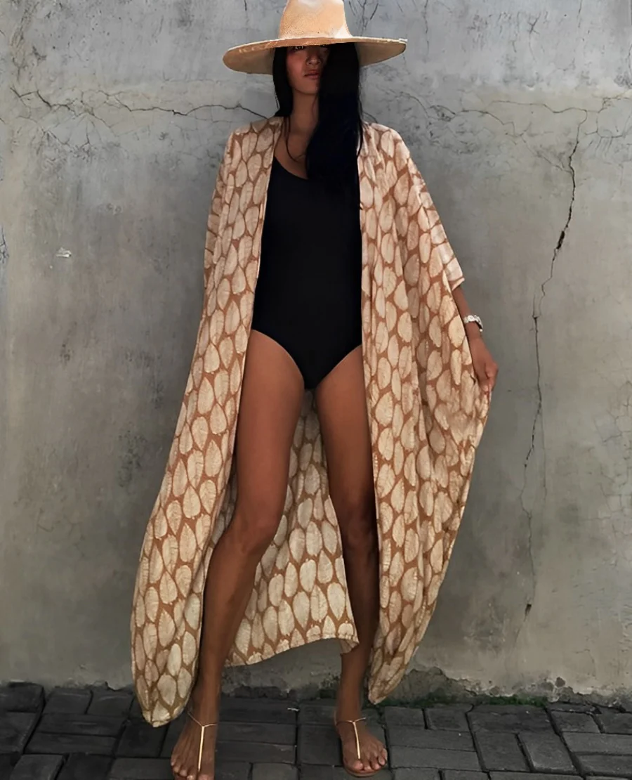 Cecily | Boho Kimono Dress Cover-Up - Image 3