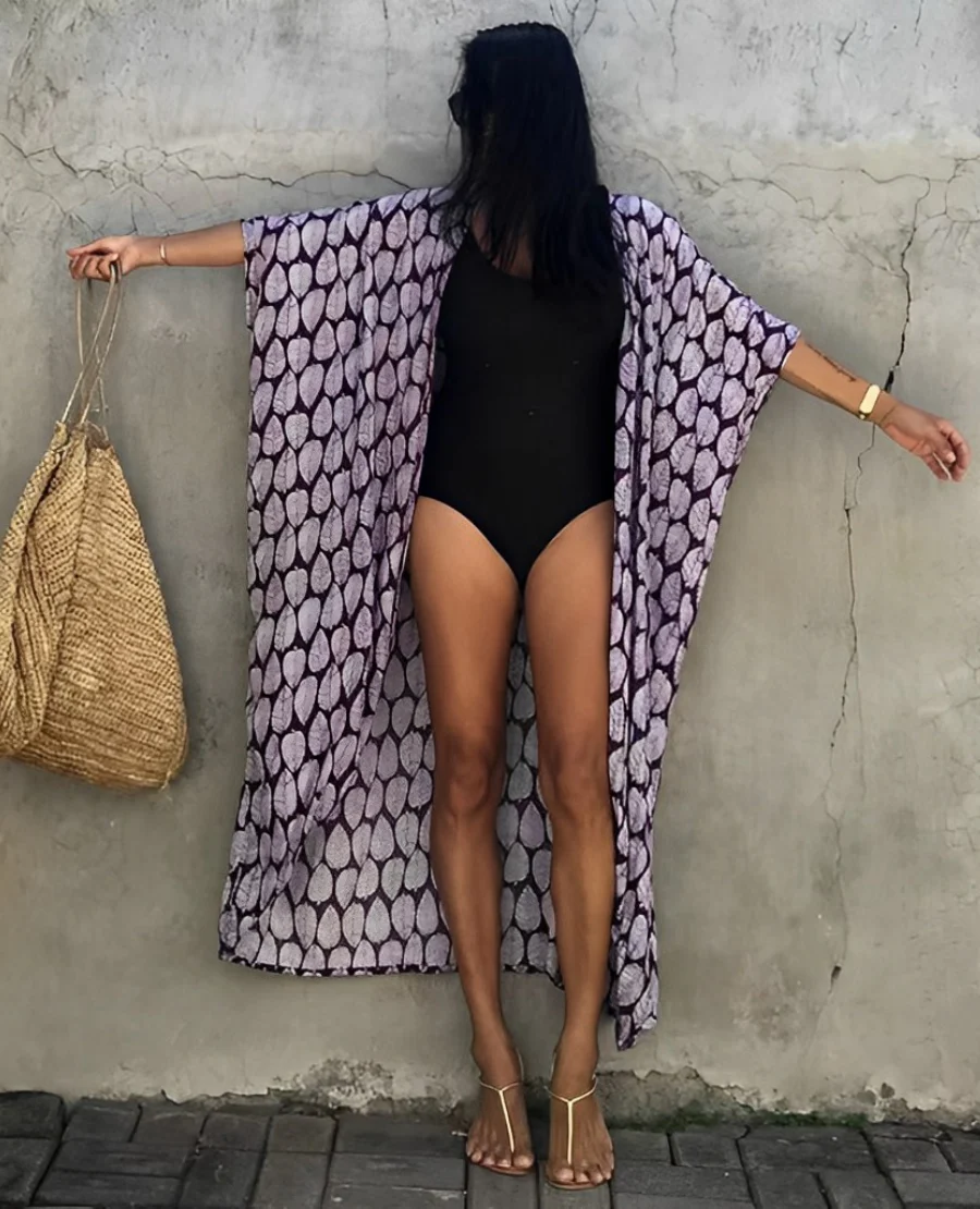 Cecily | Boho Kimono Dress Cover-Up - Image 7