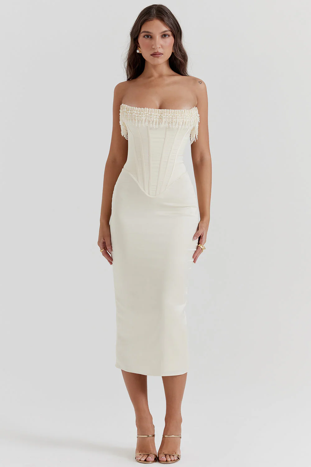 Celandine | Vintage Strapless Dress