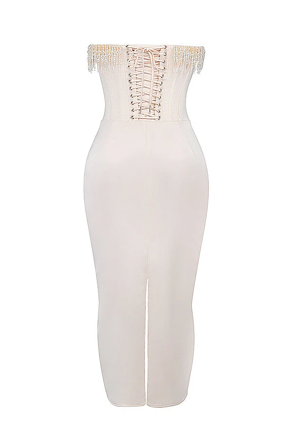 Celandine | Vintage Strapless Dress - Image 10