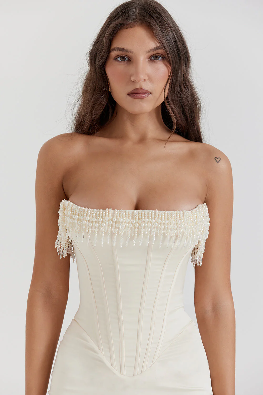 Celandine | Vintage Strapless Dress - Image 7