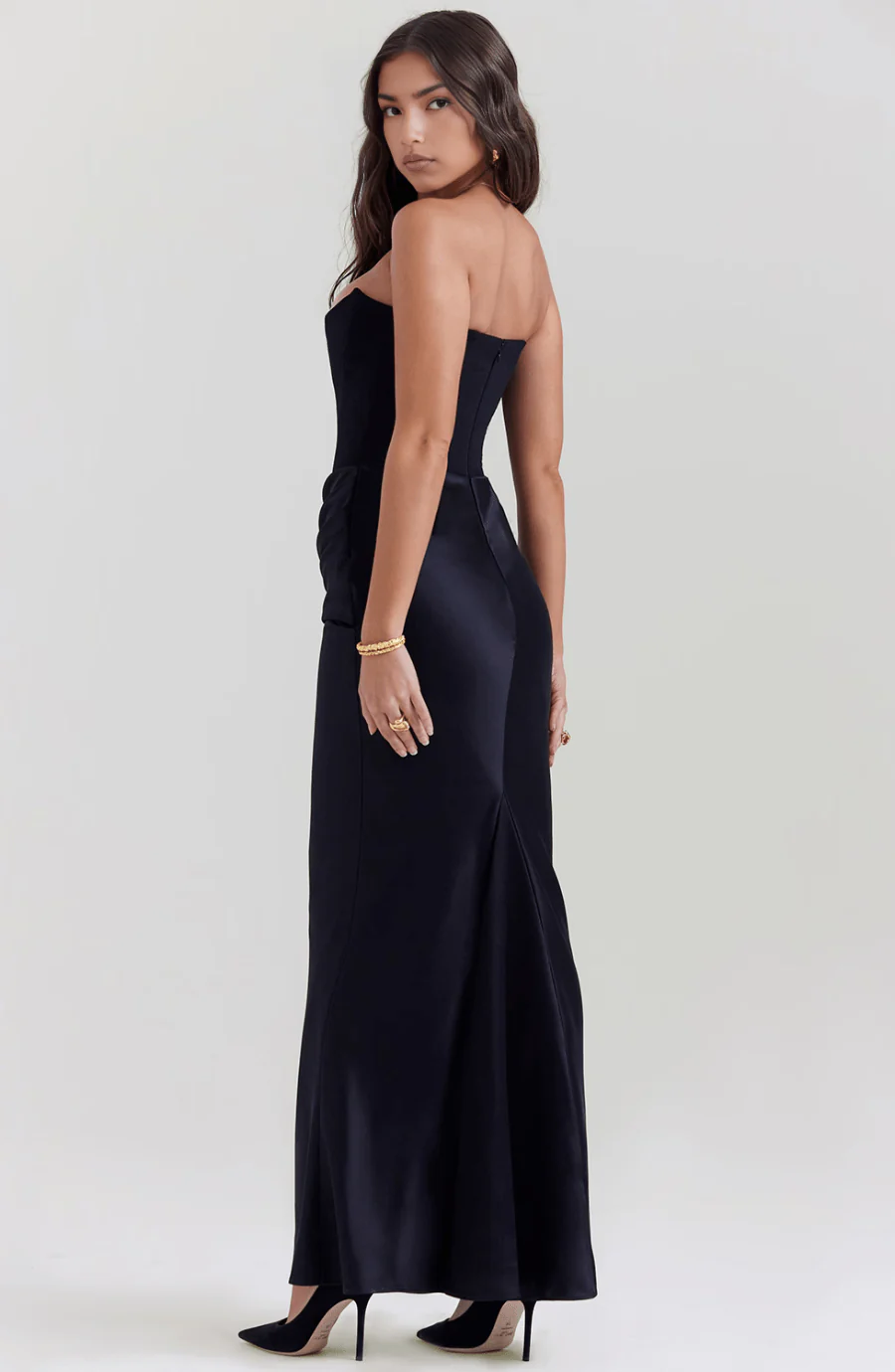 Clementine | Strapless Long Dress - Image 3