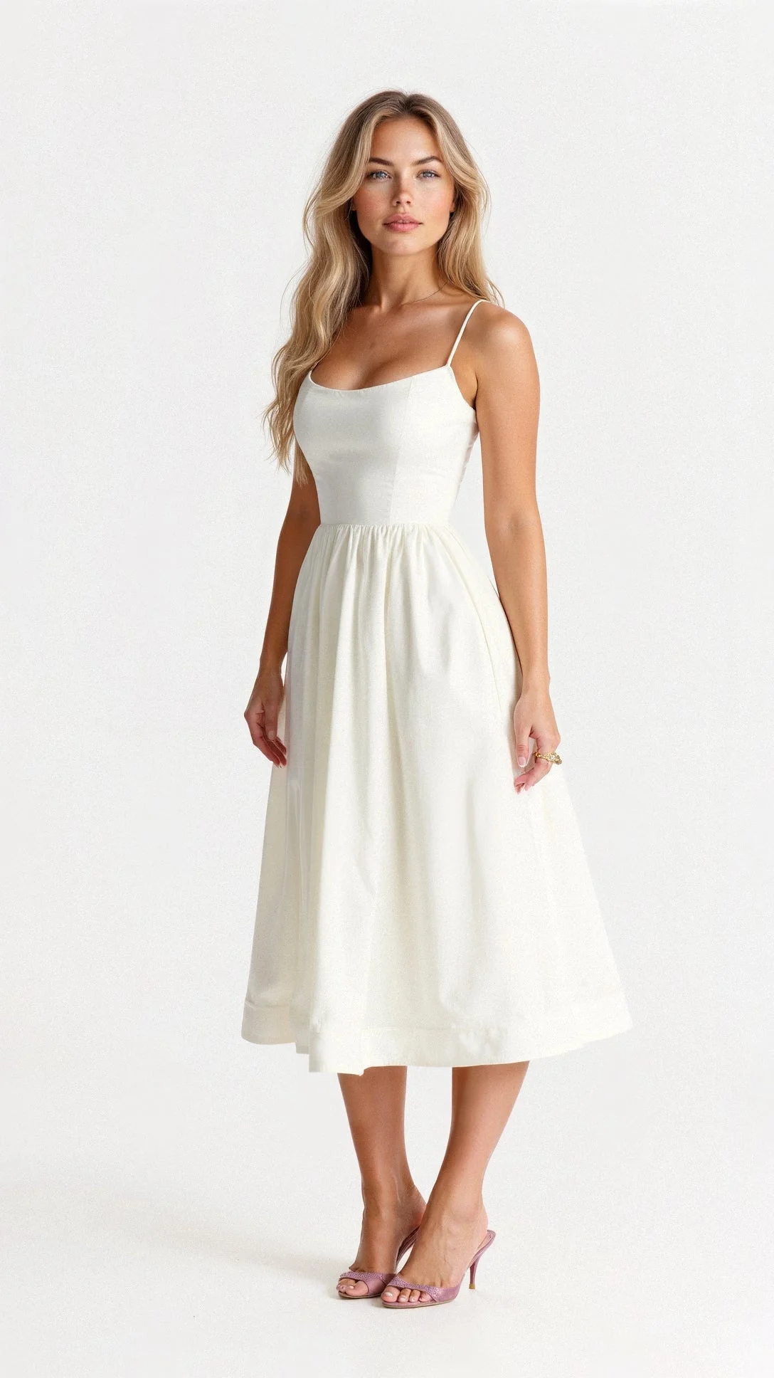 Dahlia | Elegant A-Line Midi Dress