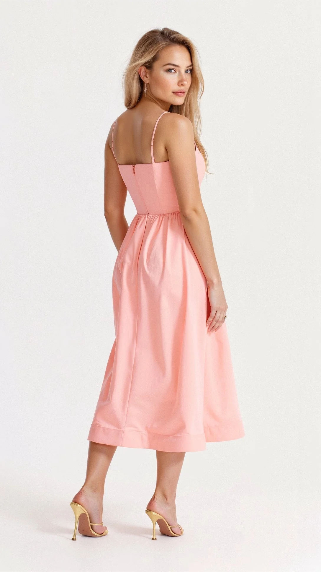 Dahlia | Elegant A-Line Midi Dress - Image 11