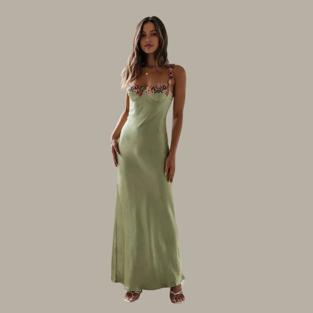 Delfina | Embroidered Dress - Image 25