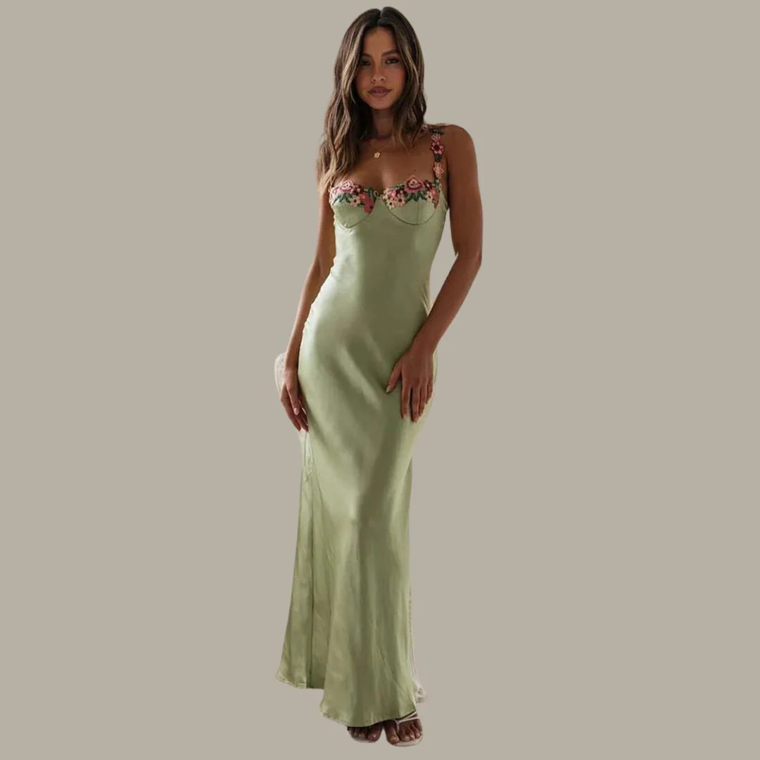 Delfina | Embroidered Dress - Image 5