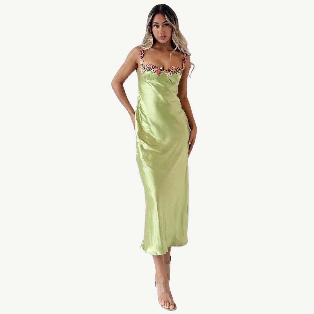 Delfina | Embroidered Dress - Image 8