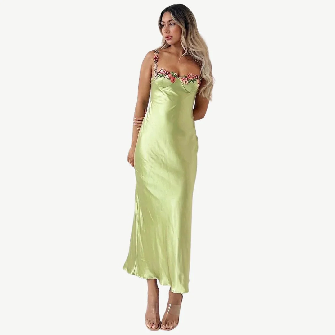 Delfina | Embroidered Dress - Image 9