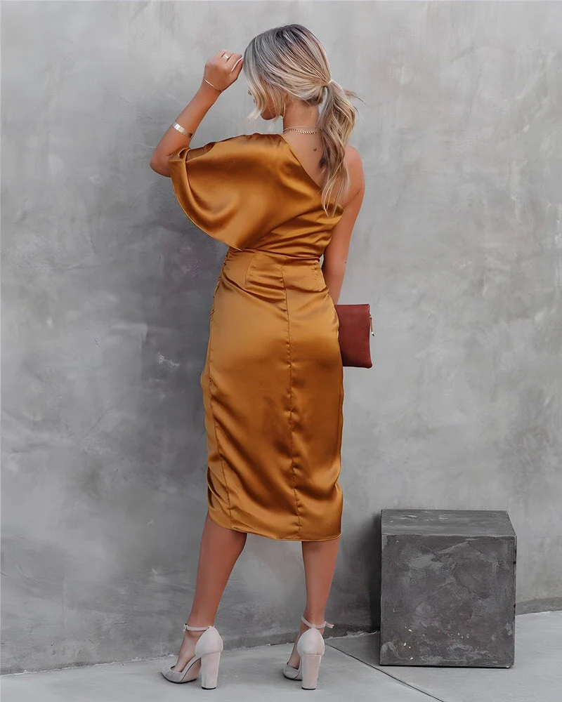 Delilah | One Shoulder Cocktail Dress - Image 15