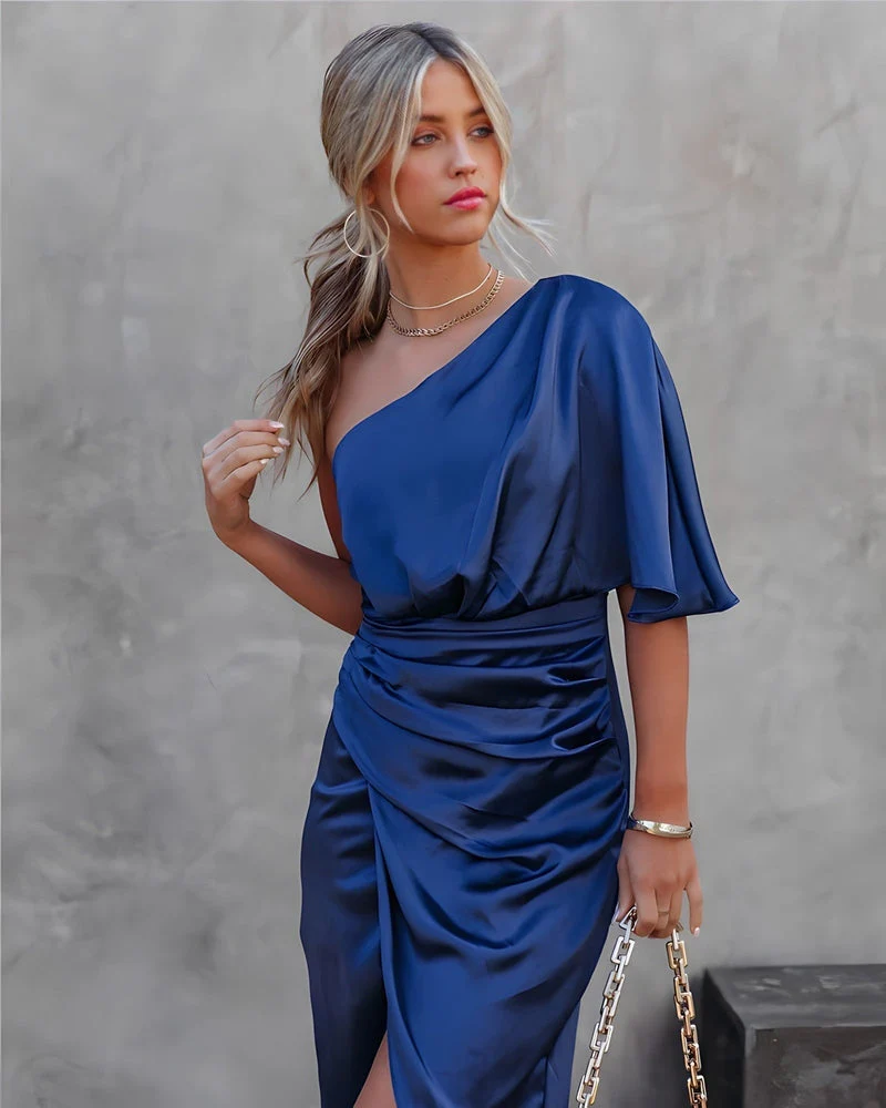 Delilah | One Shoulder Cocktail Dress - Image 2