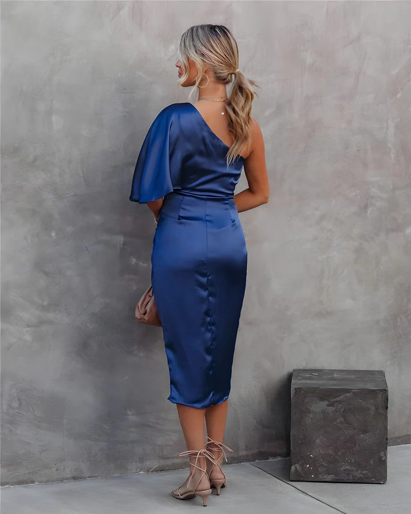 Delilah | One Shoulder Cocktail Dress - Image 3