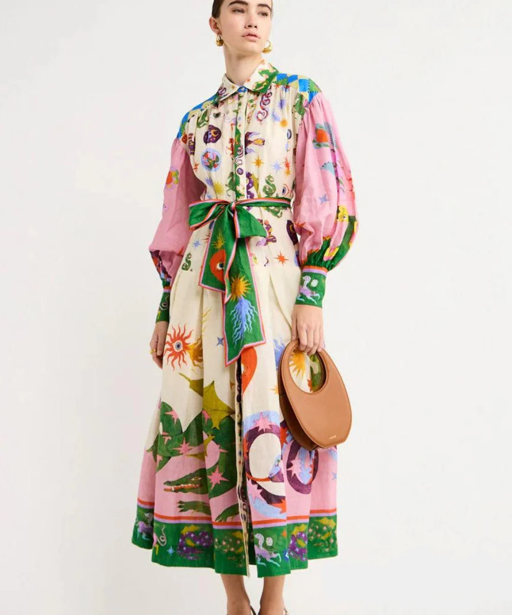 Delphina | Italian Maxi Dress - Image 4