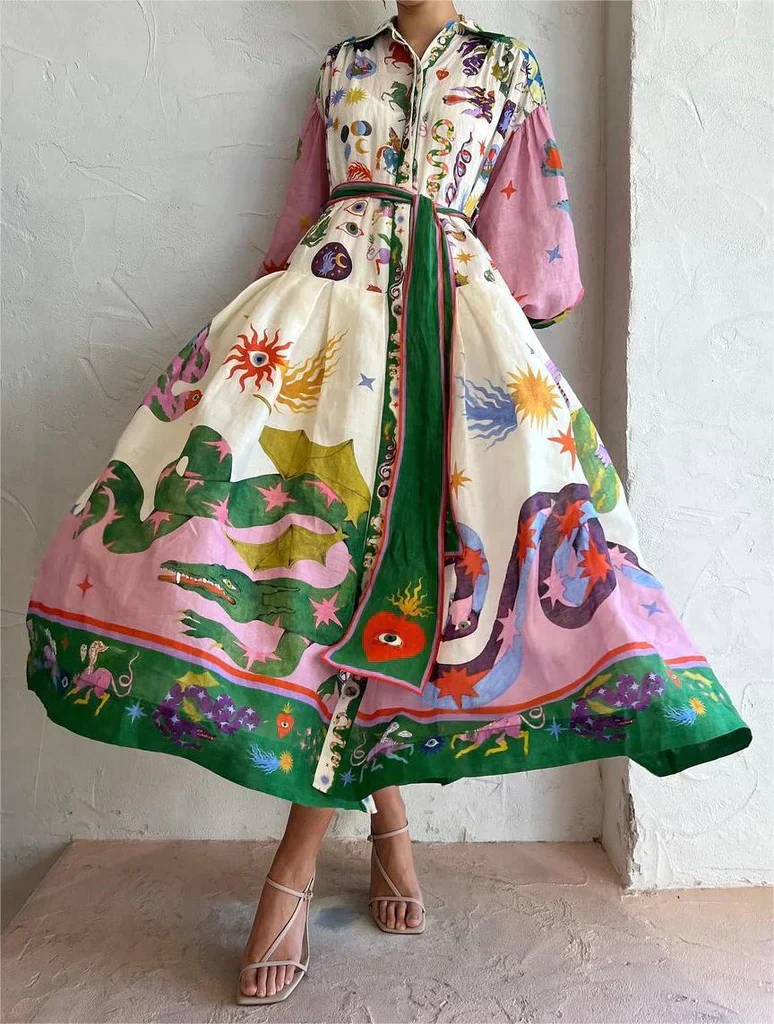 Delphina | Italian Maxi Dress - Image 5