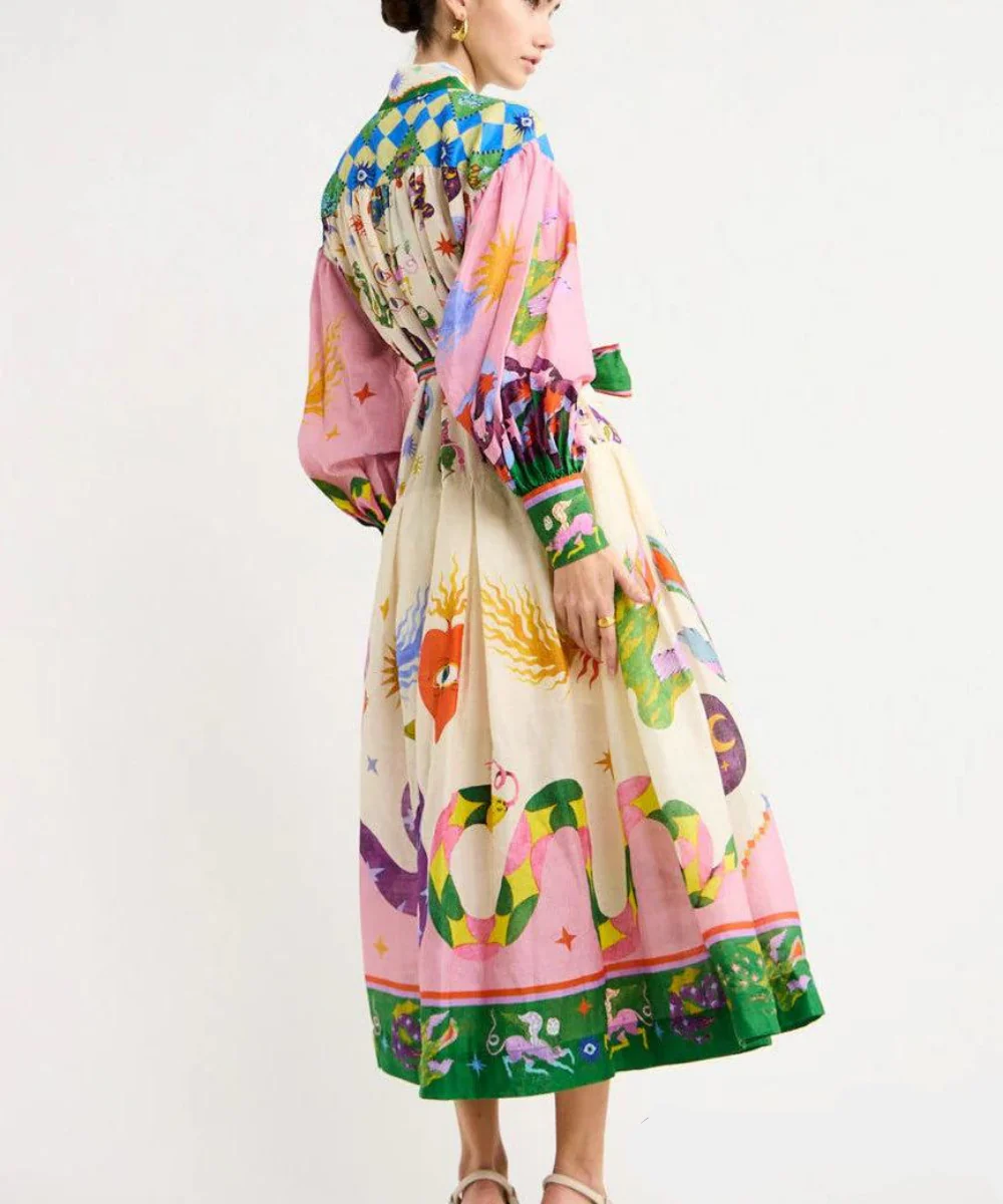 Delphina | Italian Maxi Dress - Image 6