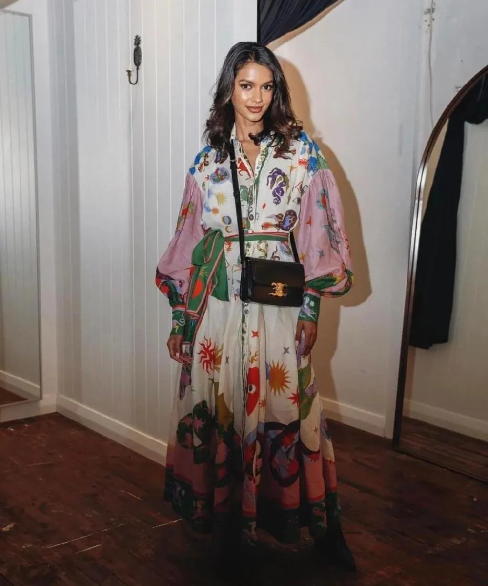 Delphina | Italian Maxi Dress - Image 7