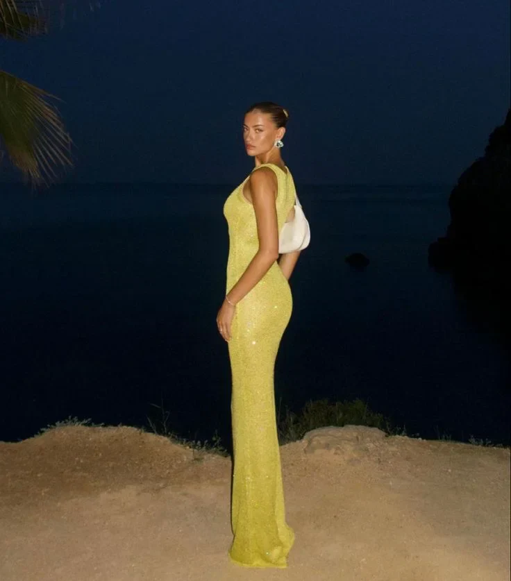 Edith | Women's Sleeveless Sparkling Maxi Dress for Evening - Image 12