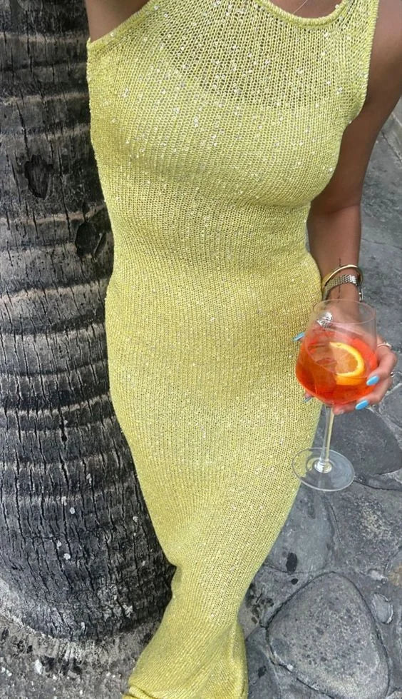 Edith | Women's Sleeveless Sparkling Maxi Dress for Evening - Image 13