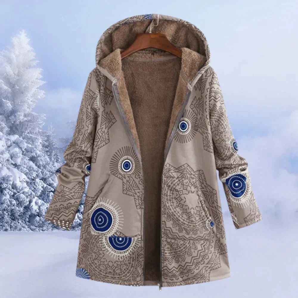 Eleanor | Floral Hooded Winter Coat - Image 10