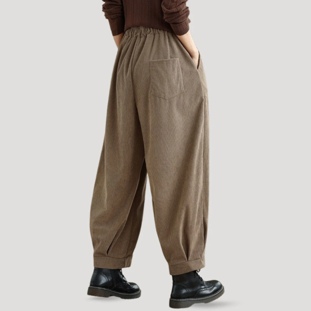 Eloise | Corduroy Wide-Leg Pants - Image 4