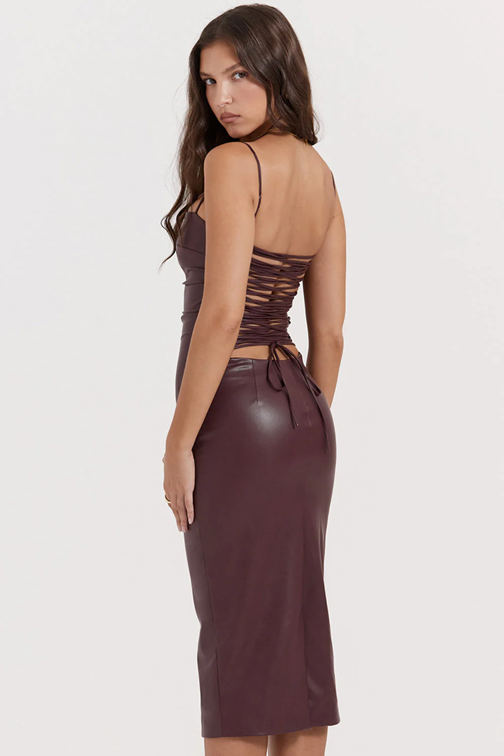 Elsinore | Luxury Leather Dress - Image 12